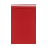 340x240mm Red Kraft Corrugated Bag Peel & Seal 